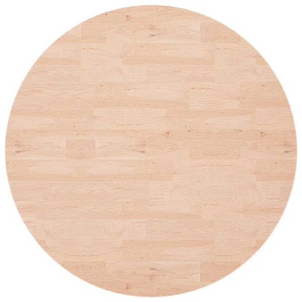 Runde Tischplatte Ø90cm Eiche Massivholz