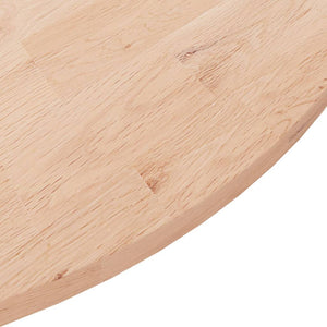 Runde Tischplatte Ø90cm Eiche Massivholz