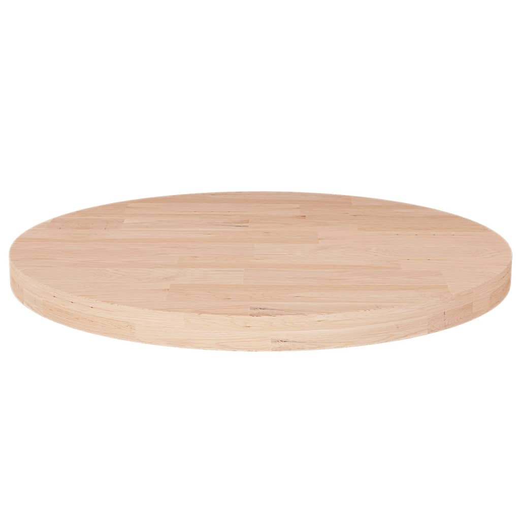Runde Tischplatte Eiche Massivholz Ø30cm