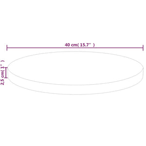 Runde Tischplatte Eiche Ø40cm