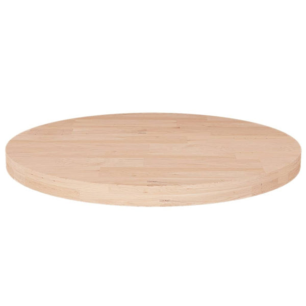 Runde Tischplatte Ø50cm Eiche Massivholz