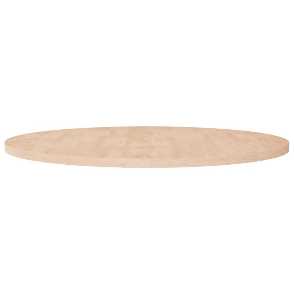 vidaXL Plateau de table rond Ø90x2,5 cm Bois de chêne massif non traité