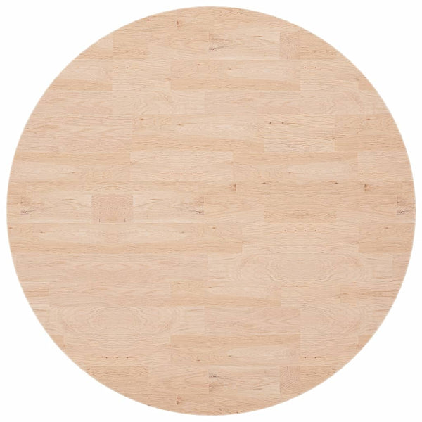 Runde Tischplatte Ø90cm Eiche Massivholz