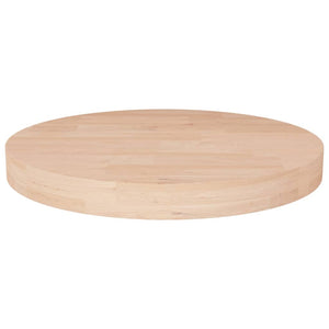Runde Tischplatte Ø30cm Eiche Massivholz