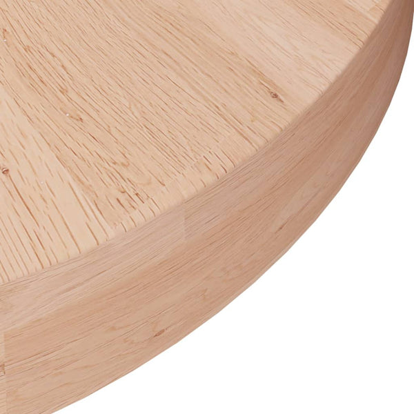 Runde Tischplatte Ø30cm Eiche Massivholz