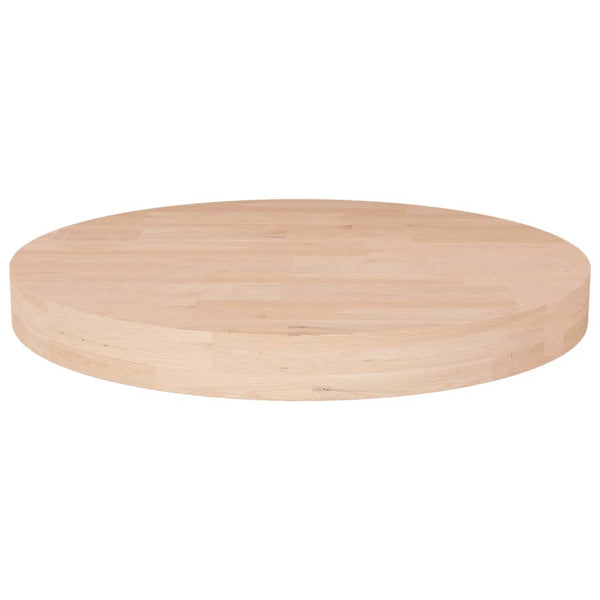 Runde Tischplatte Eiche Massivholz Ø40cm