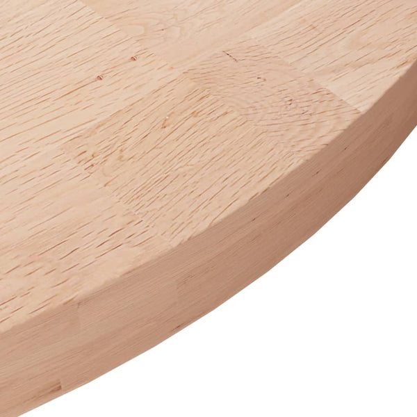 Runde Tischplatte Ø60cm Eiche Massivholz
