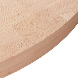 Runde Tischplatte Ø80cm Eiche Massivholz