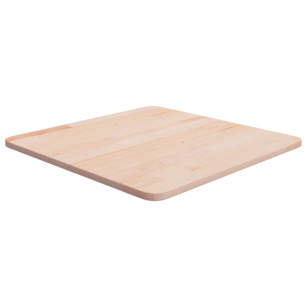 vidaXL Plateau de table carré 50x50x1,5 cm en chêne non traité