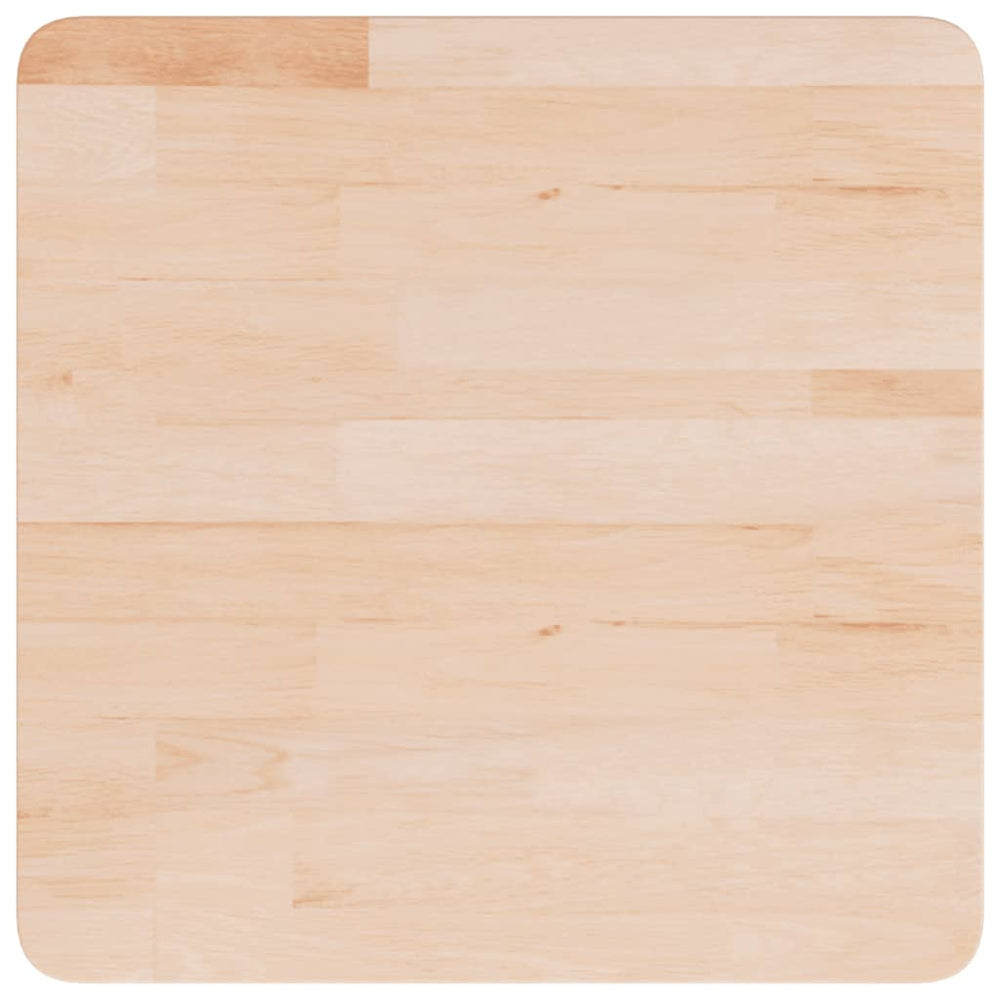 vidaXL Plateau de table carré 50x50x1,5 cm en chêne non traité