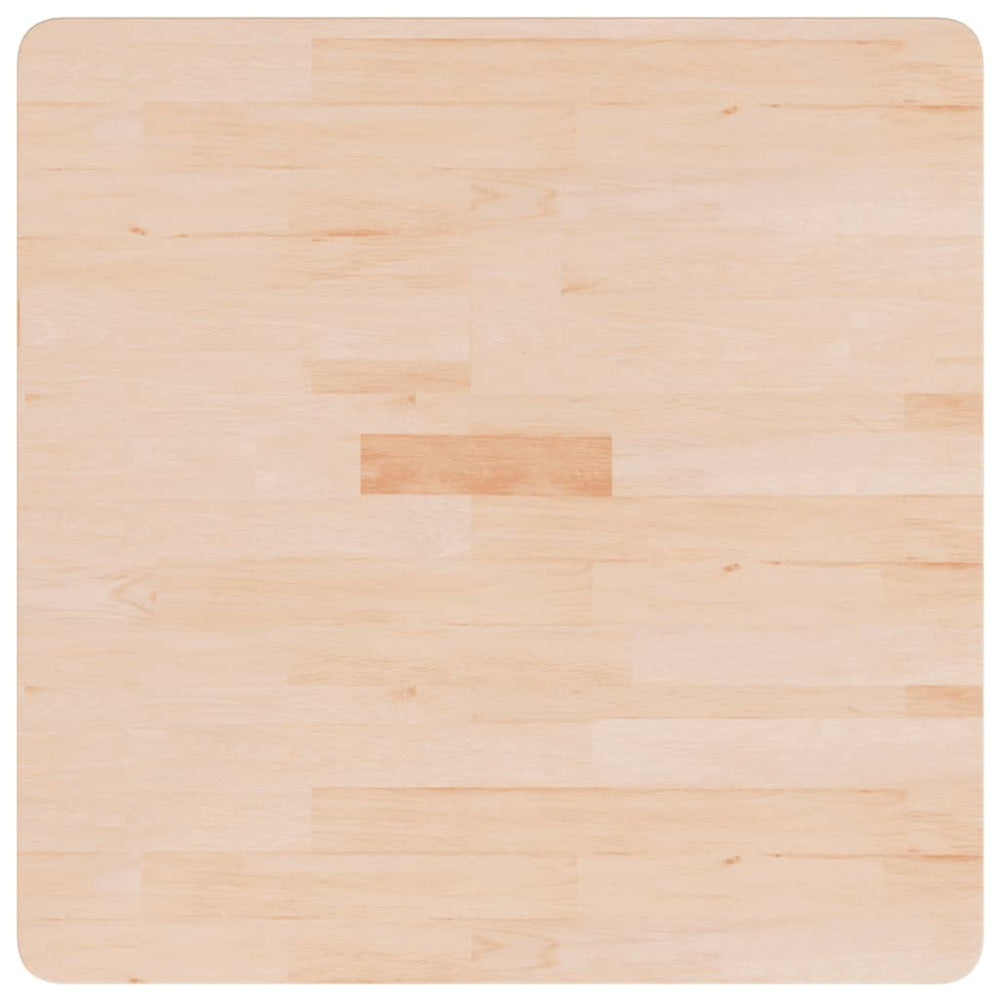 vidaXL Plateau de table carré 70x70x1,5 cm en chêne non traité
