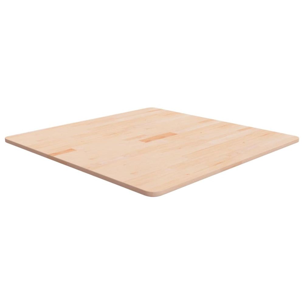 vidaXL Plateau de table carré 80x80x1,5 cm en chêne non traité