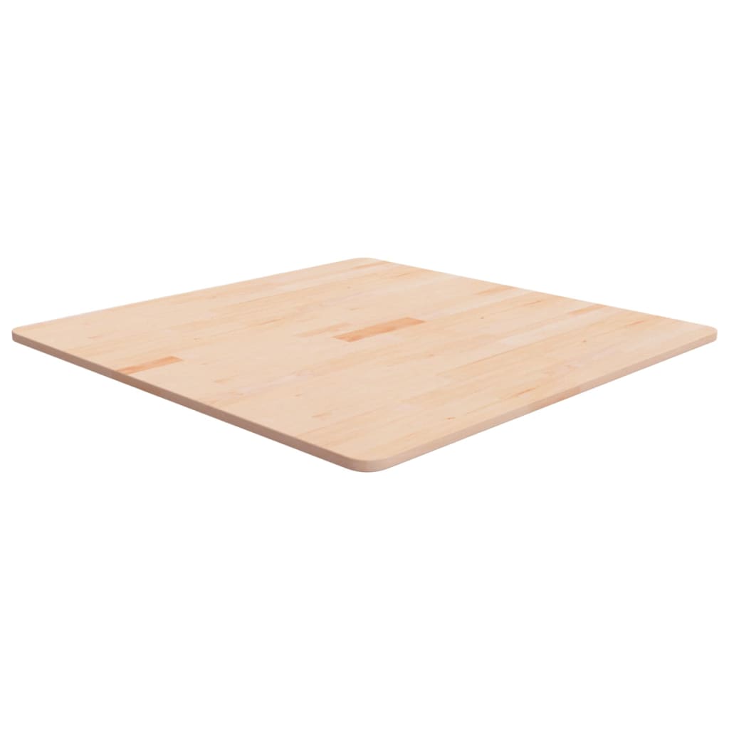 vidaXL Plateau de table carré 80x80x1,5 cm en chêne non traité