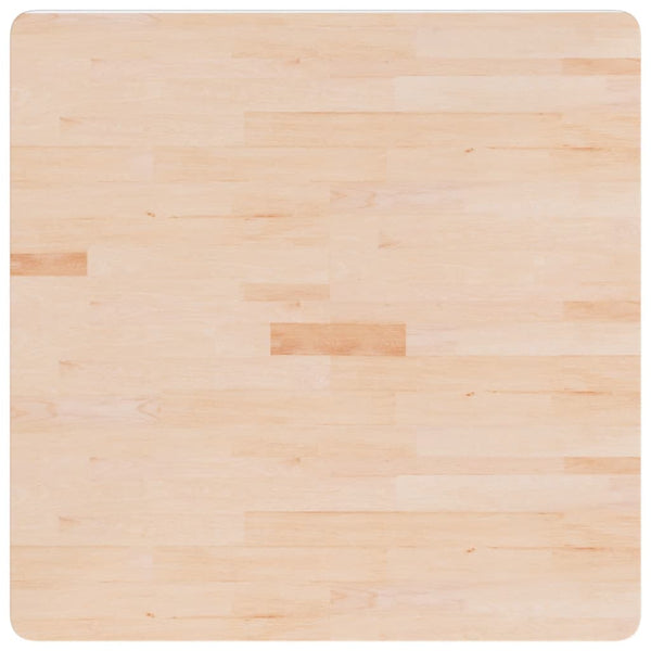 vidaXL Plateau de table carré 80x80x1,5 cm en chêne non traité