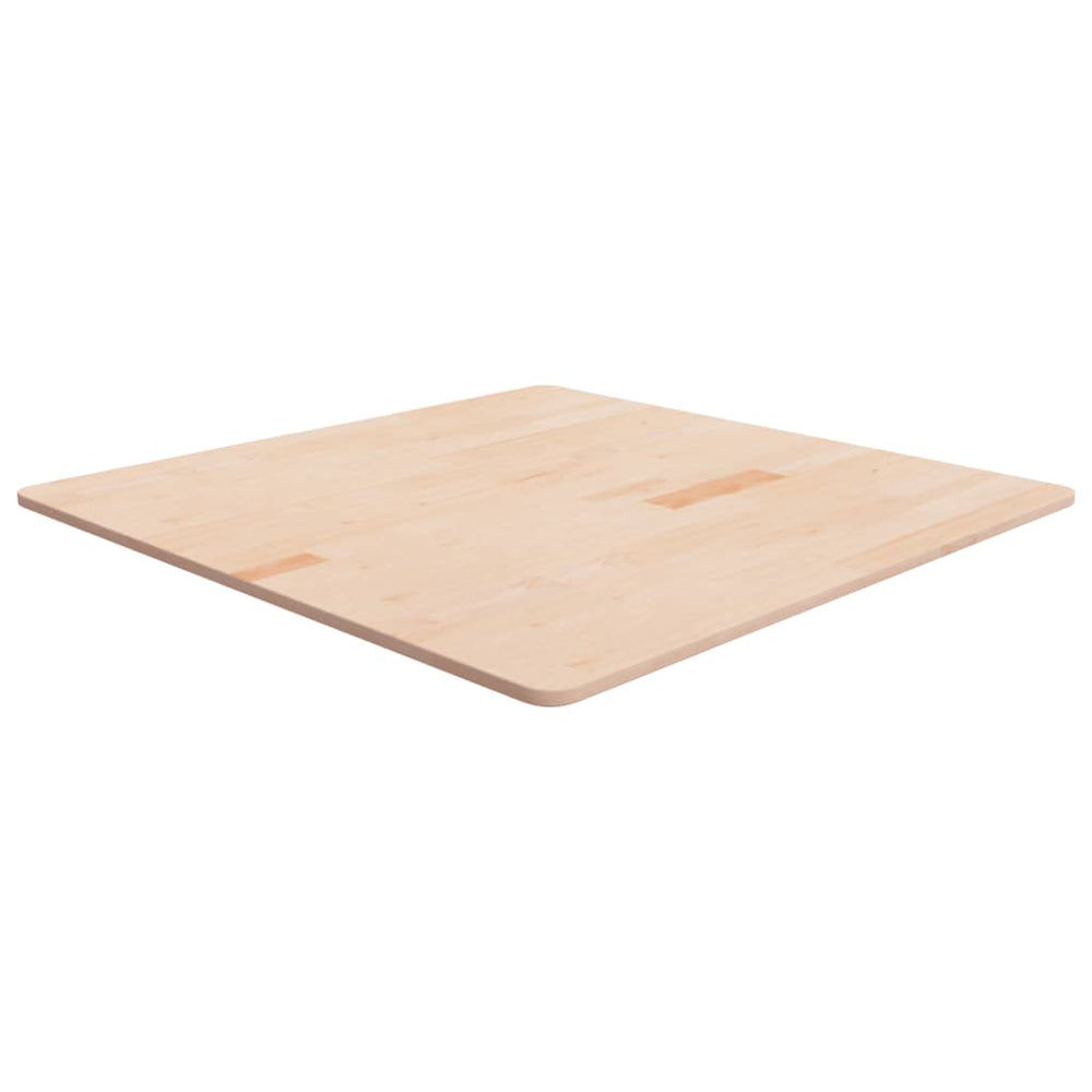 vidaXL Plateau de Table Carré 90x90x1,5 cm en Bois de Chêne Brut