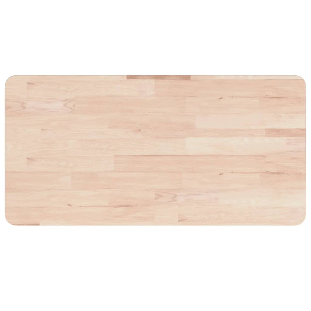 Massivholz Waschtischplatte Eiche 80x40 cm