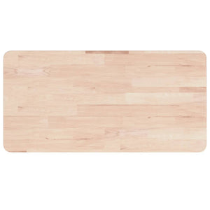 Massivholz Waschtischplatte Eiche 80x40 cm
