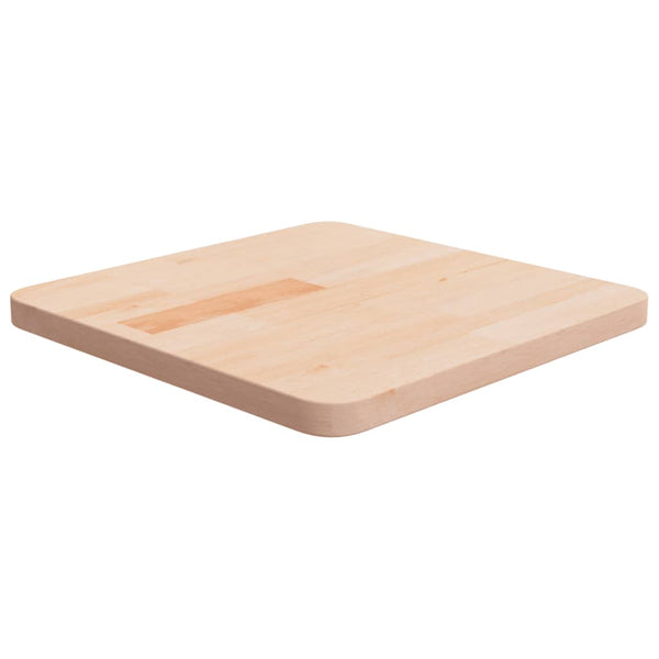 vidaXL Plateau de table carré 40x40x2,5 cm en chêne non traité