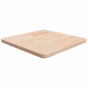 vidaXL Plateau de table carré 50x50x2,5 cm en chêne non traité