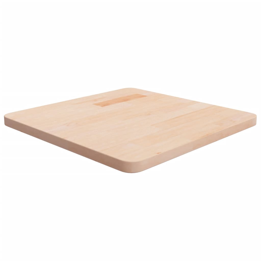 vidaXL Plateau de table carré 50x50x2,5 cm en chêne non traité