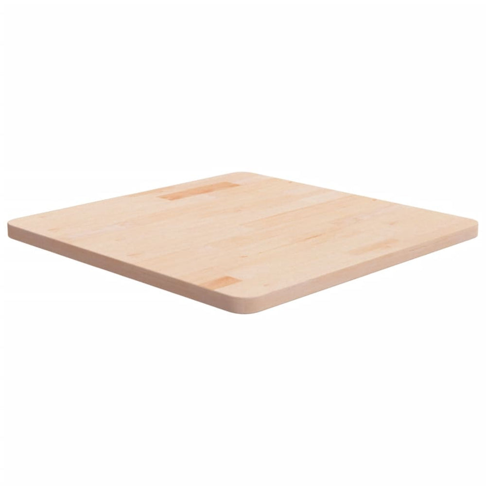 vidaXL Plateau de Table Carré 60x60x2,5 cm Bois de Chêne Brut
