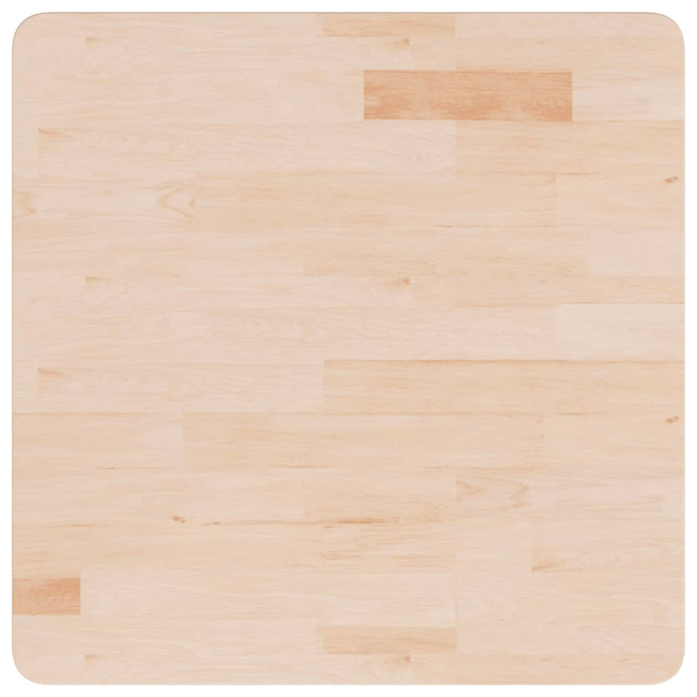 vidaXL Plateau de Table Carré 60x60x2,5 cm Bois de Chêne Brut