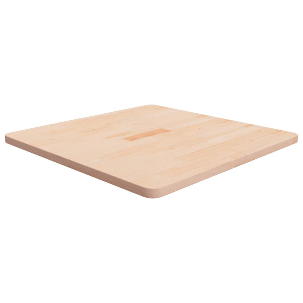 vidaXL Plateau de table carré 70x70x2,5 cm en bois de chêne non traité