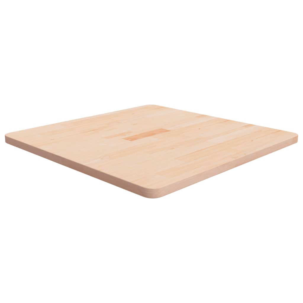 vidaXL Plateau de table carré 70x70x2,5 cm en bois de chêne non traité