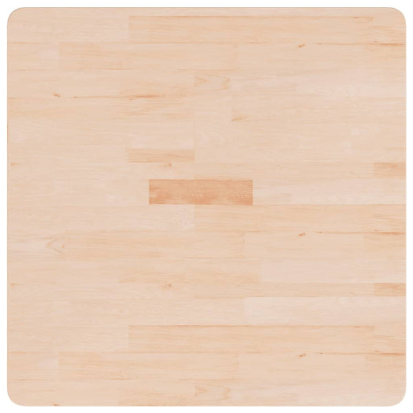 vidaXL Plateau de table carré 70x70x2,5 cm en bois de chêne non traité