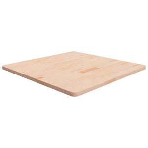 vidaXL Plateau de table carré 80x80x2,5 cm en chêne non traité