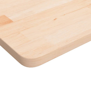 vidaXL Plateau de table carré 80x80x2,5 cm en chêne non traité