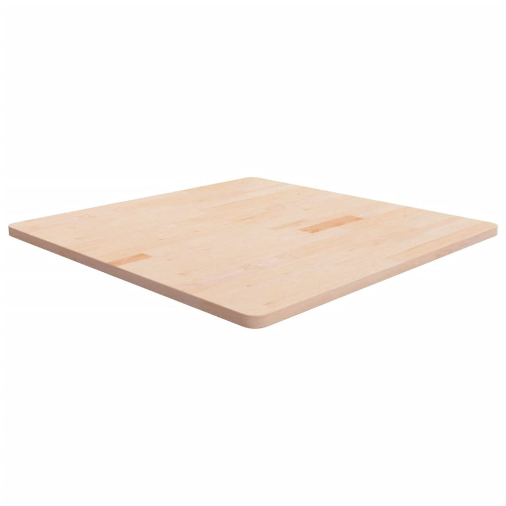 vidaXL Plateau de table carré 90x90x2,5 cm en chêne non traité