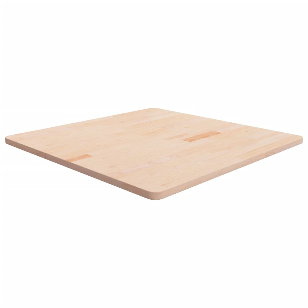 vidaXL Plateau de table carré 90x90x2,5 cm en chêne non traité