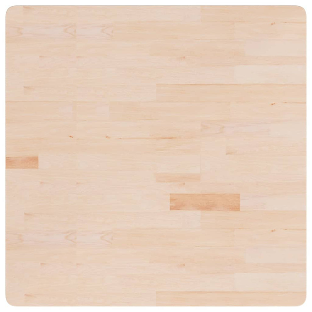 vidaXL Plateau de table carré 90x90x2,5 cm en chêne non traité
