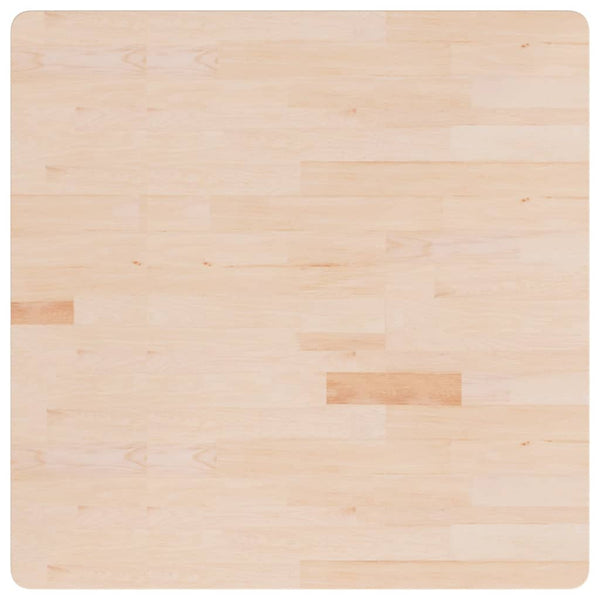 vidaXL Plateau de table carré 90x90x2,5 cm en chêne non traité