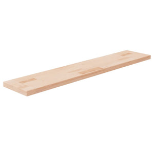 Eiche Regalbrett 100x20 cm Massivholz Unbehandelt