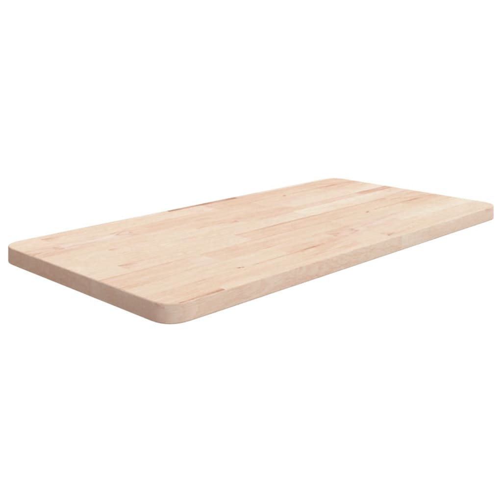 Massivholz Waschtischplatte Eiche 80x40 cm