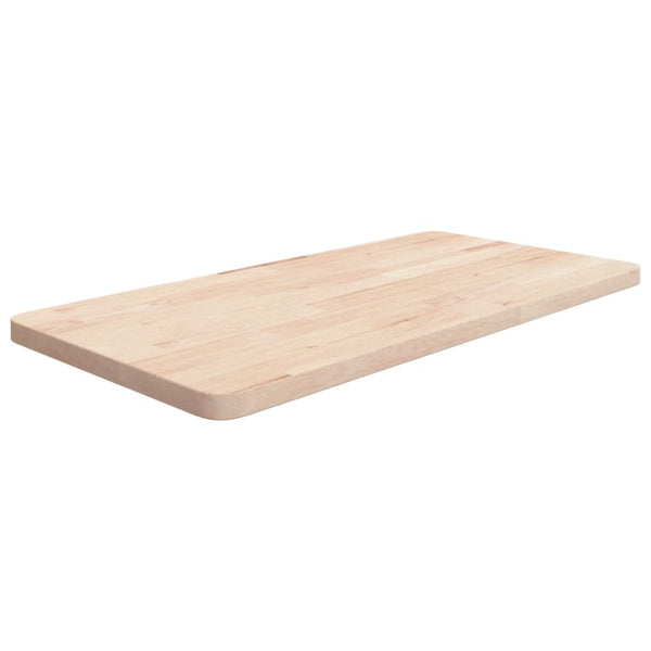 Massivholz Waschtischplatte Eiche 80x40 cm