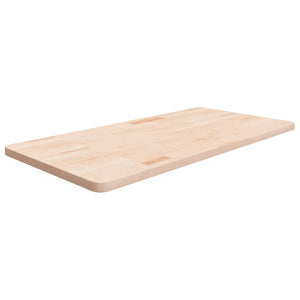 Massivholz Waschtischplatte Eiche 100x50 cm