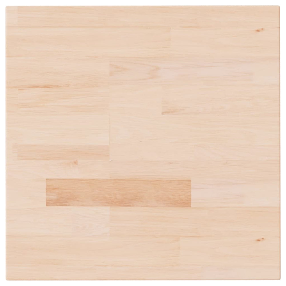 vidaXL Plateau de table carré 40x40x4 cm en bois de chêne non traité
