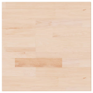 vidaXL Plateau de table carré 40x40x4 cm en bois de chêne non traité