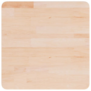 vidaXL Plateau de Table Carré 50x50x4 cm Bois de Chêne Brut
