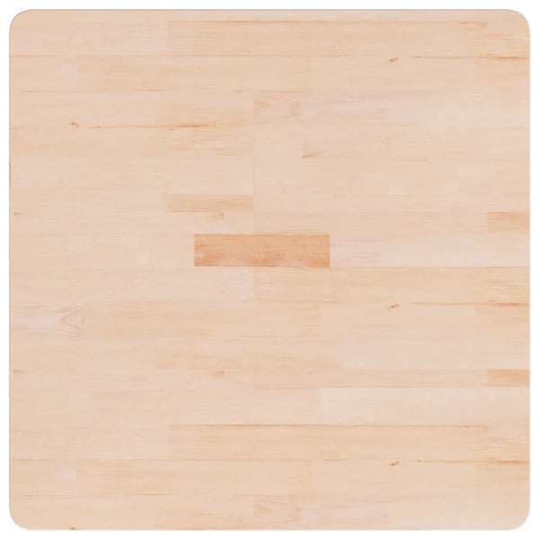 vidaXL Plateau de table carré 70x70x4 cm en bois de chêne brut