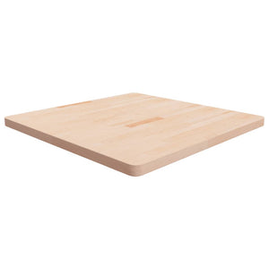 vidaXL Plateau de Table Carré 90x90x4 cm Bois de Chêne Brut