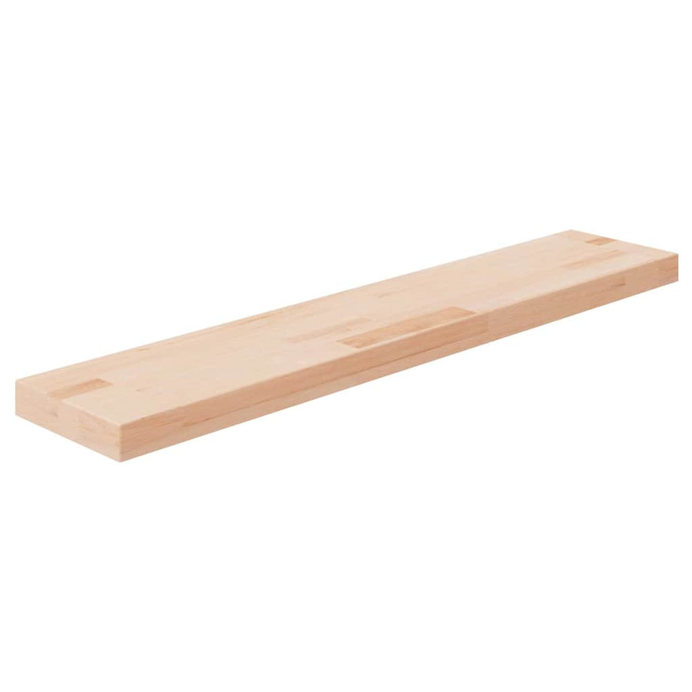 vidaXL Étagère murale 100x20x4 cm Bois de chêne massif non traité