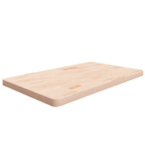 Massivholz Waschtischplatte Eiche 100x60 cm