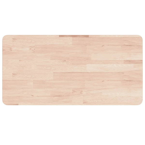 Massivholz Waschtischplatte Eiche 100x60 cm