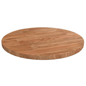vidaXL Plateau de table rond bois de chêne traité marron clair Ø30x1,5 cm