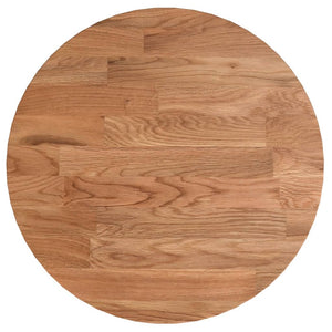 vidaXL Plateau de table rond bois de chêne traité marron clair Ø30x1,5 cm