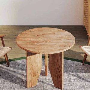 vidaXL Plateau de table rond Marron clair Ø50x1,5 cm Bois de chêne traité
